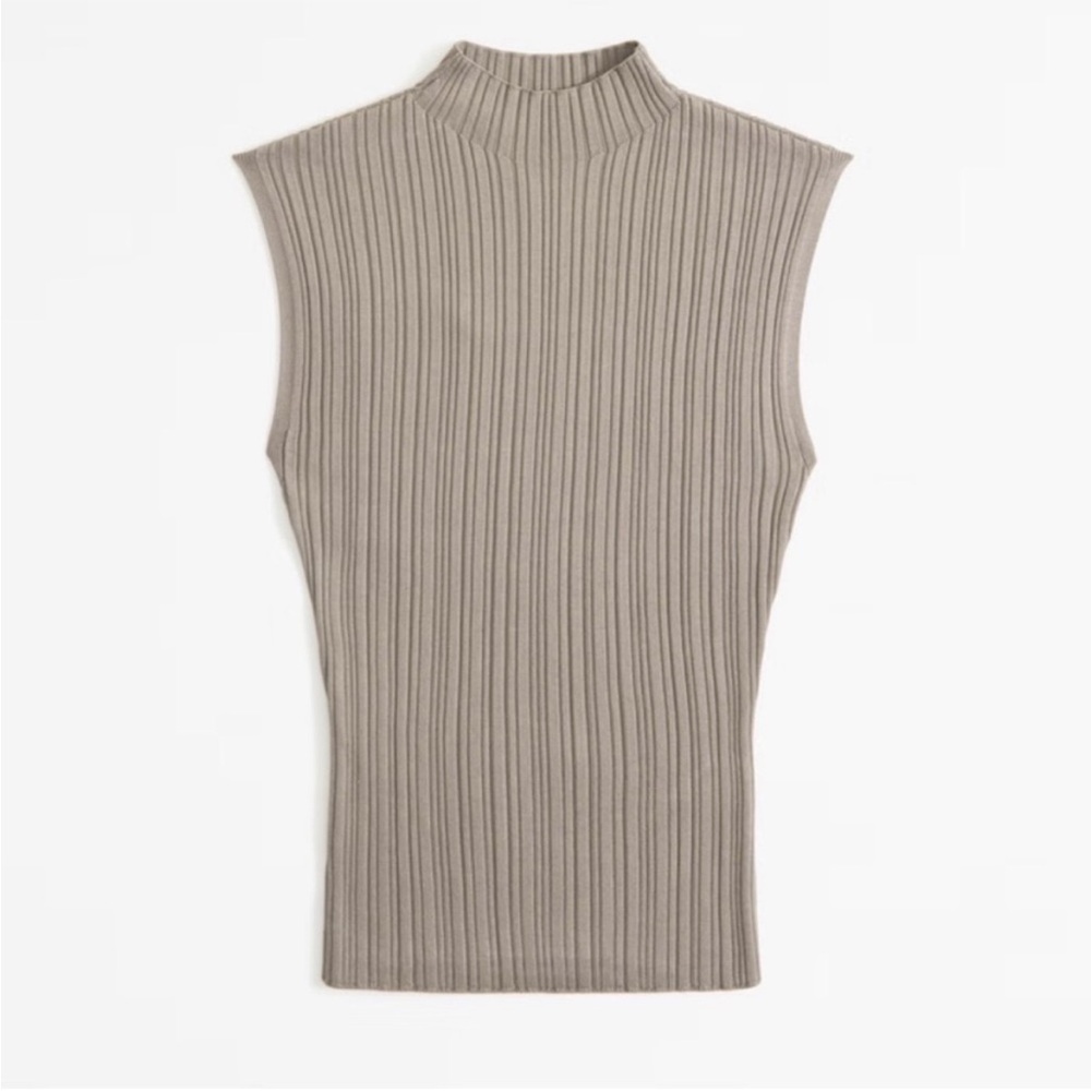 Black Abercrombie & Fitch Shell Sweater Top